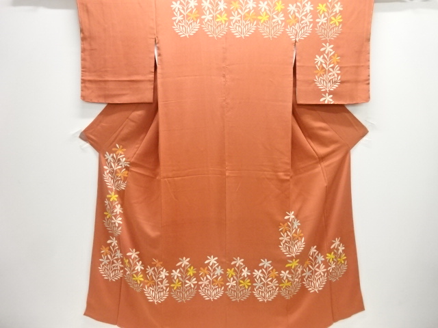 JAPANESE KIMONO / ANTIQUE KIMONO / TAISHO ROMAN STYLE / FLOWER